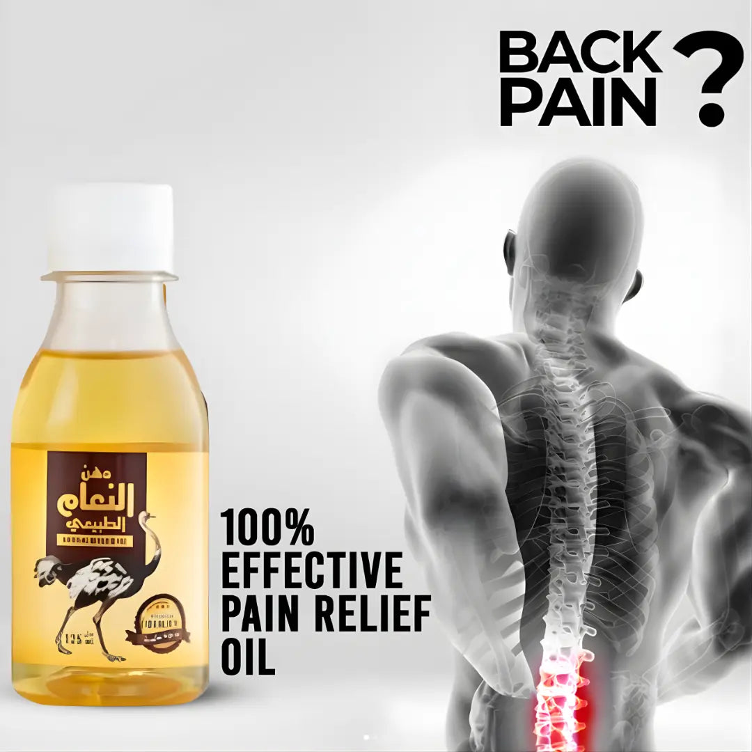 Ostrich oil Natural Massage oil  Rheumatism Joints Bone Knee Pain Relief Ostrich Fat oil 125ml Aromique Beauty Ltd