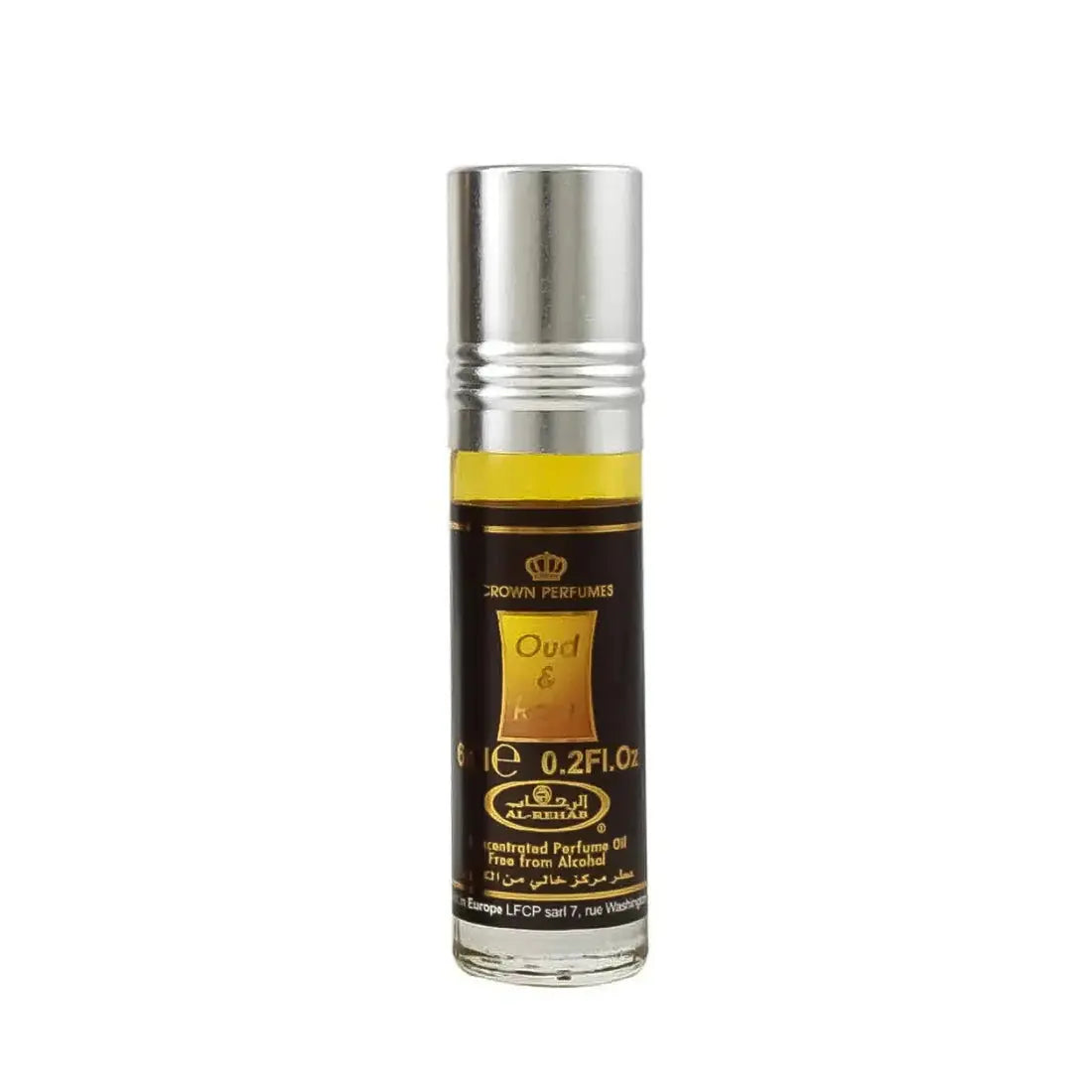 Oud & Rose Perfume Oil 6ml Al Rehab - Aromique Beauty Ltd