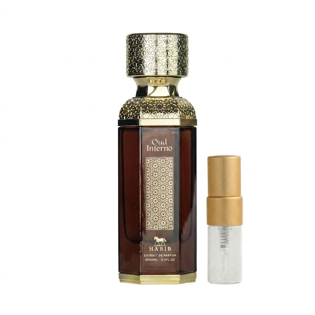 Oud Inferno Perfume Sample 2ml Habib Perfumes  Emarati