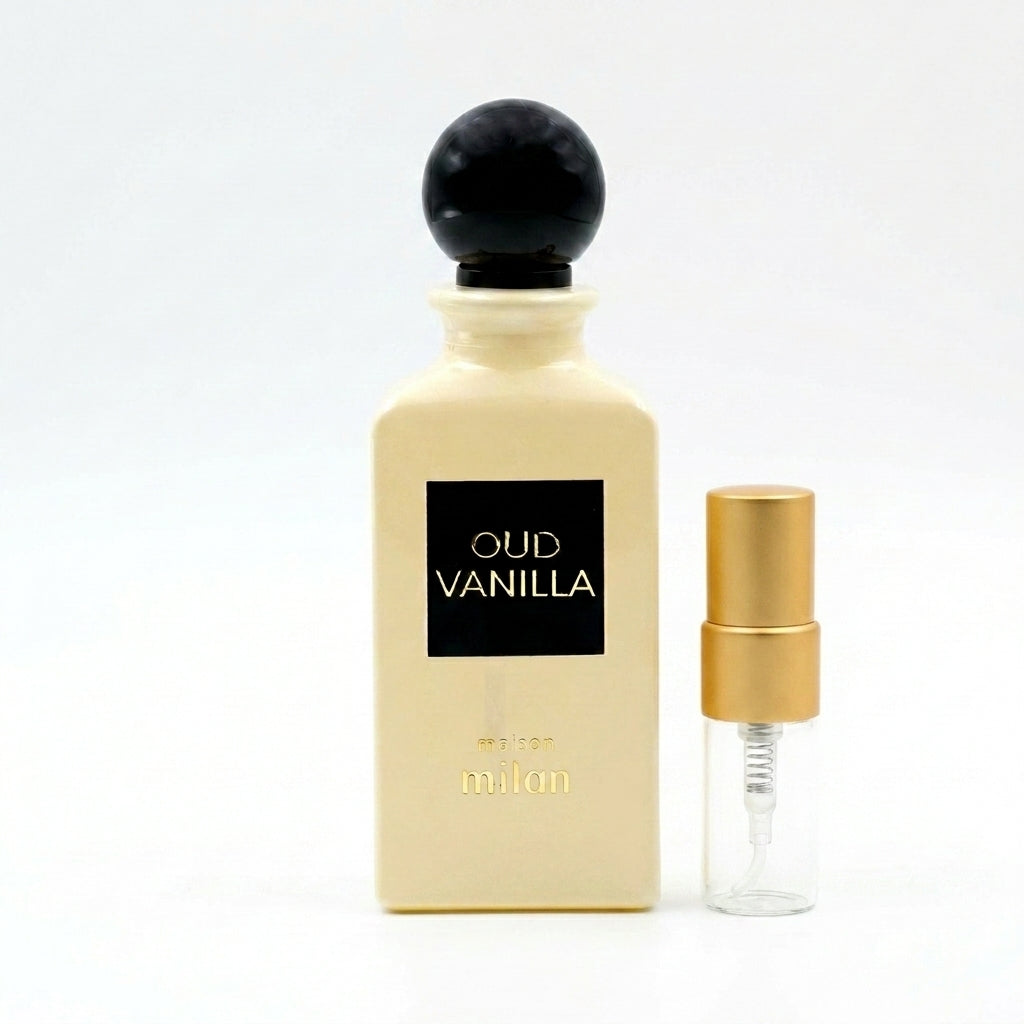 Oud Vanilla Perfume Sample 2ml Maison Milan  Emarati