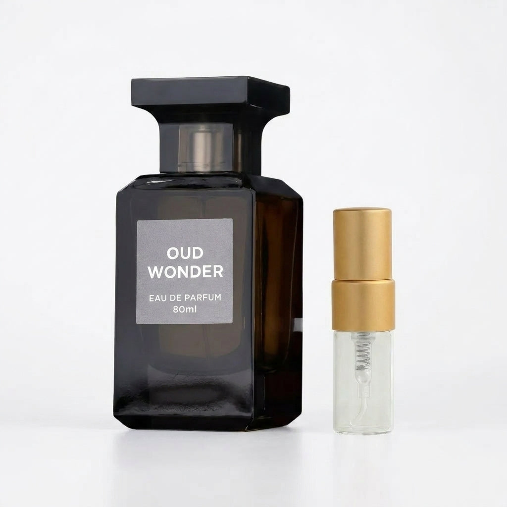 Oud Wonder Perfume Sample 2ml Fragrance World  Emarati