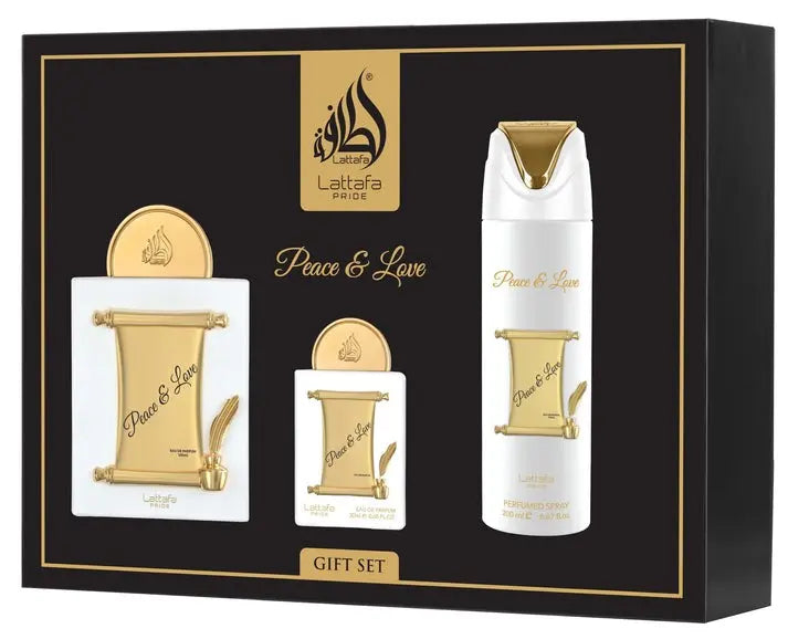 Peace & Love- 3 Piece Perfume Gift Set Lattafa Pride Lattafa Pride