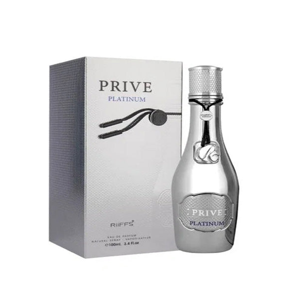 Prive Platinum Silver Eau de Parfum 100ml Riiffs Perfumes  Emarati