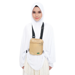 ANTI-THEFT HAJJ & UMRAH SIDE & NECK BAG Women  Emarati