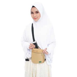 ANTI-THEFT HAJJ & UMRAH SIDE & NECK BAG Women  Emarati