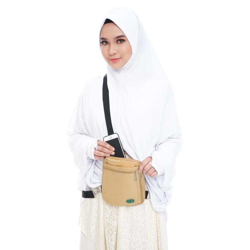 ANTI-THEFT HAJJ & UMRAH SIDE & NECK BAG Women  Emarati