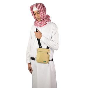 Anti-Theft Hajj & Umrah Side & Neck Bag for Men  Emarati