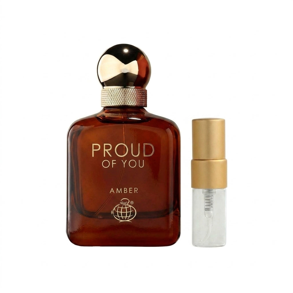 Proud of You Amber Perfume Sample 2ml Fragrance World  Emarati