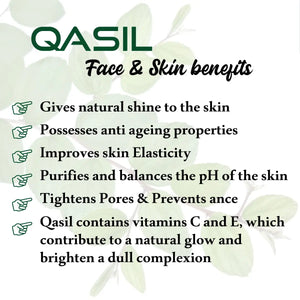 Qasil Powder-Natural Beauty Cleanser for Skin Hair & Body Aromique Beauty Ltd