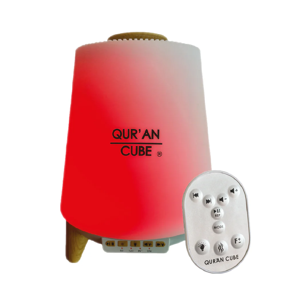 Quran Cube Aroma Diffuser with Quran Speaker – LED Humidifier with Nasheeds Audio  Emarati