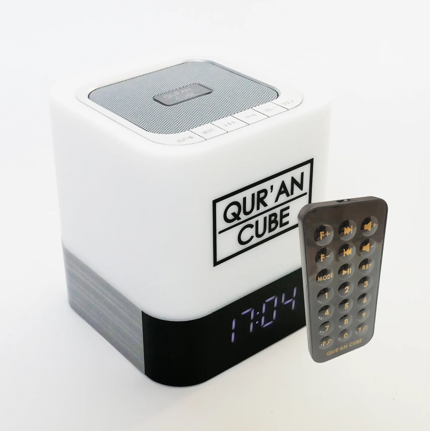 Quran Cube LED Speaker X with Adhan Clock, Quran Recitation, Nasheeds & Islamic Stories  Emarati