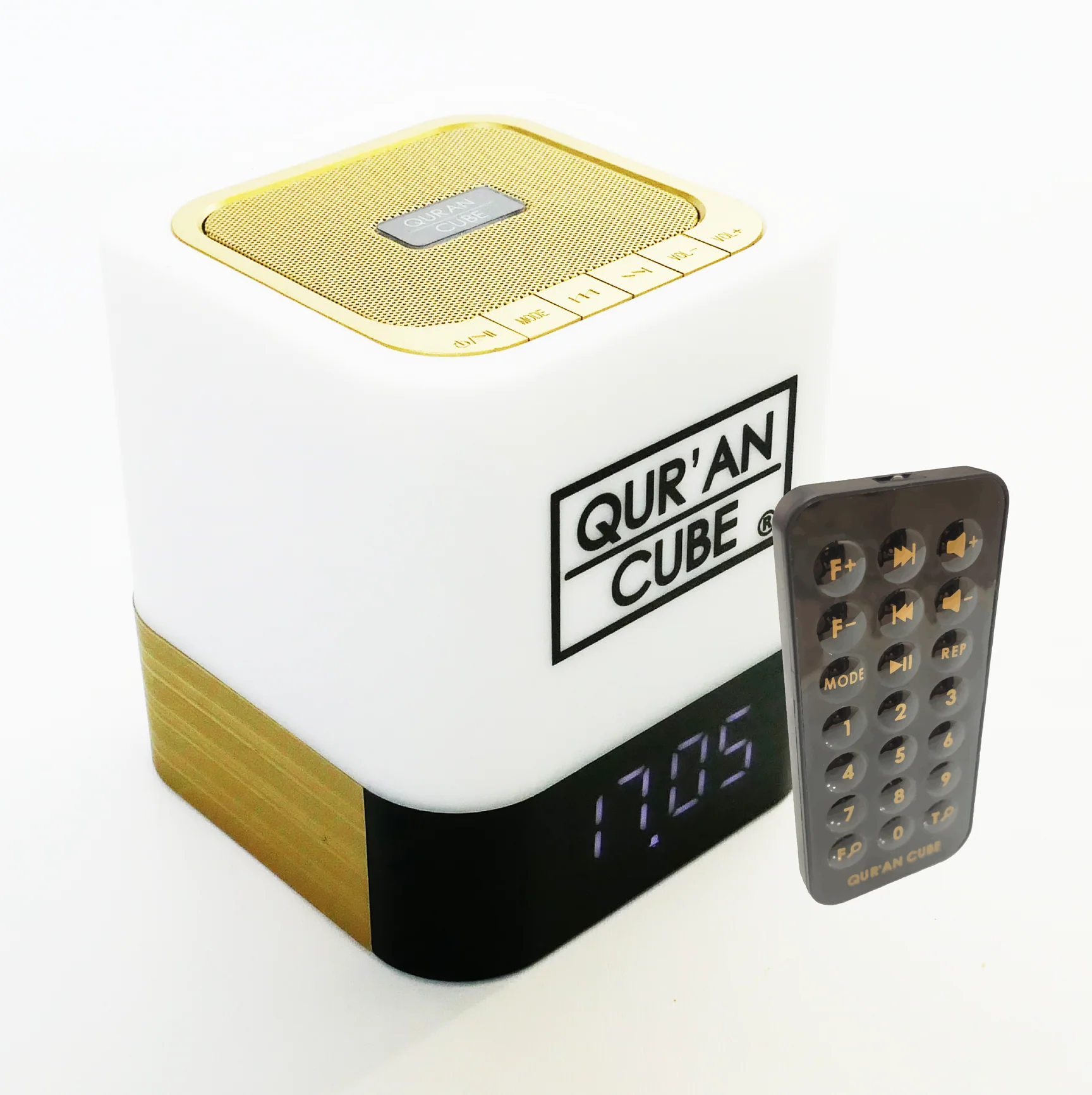 Quran Cube LED Speaker X with Adhan Clock, Quran Recitation, Nasheeds & Islamic Stories  Emarati