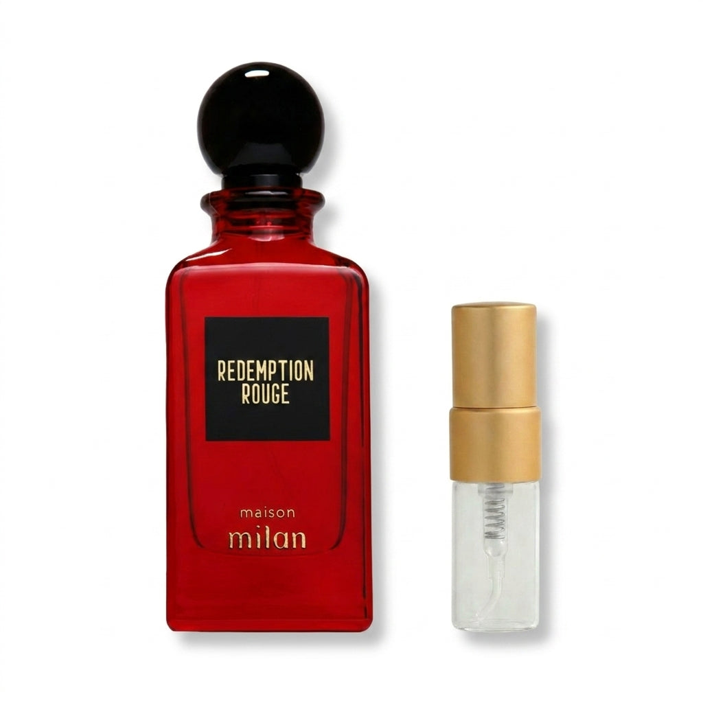 Redemption Rouge Perfume Sample 2ml Maison Milan  Emarati