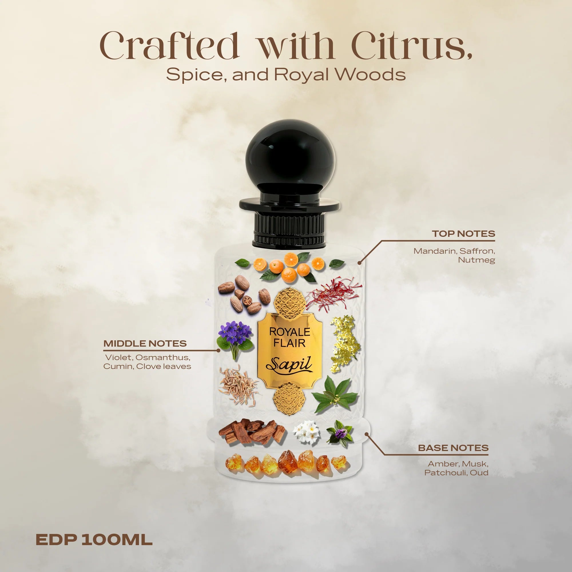 Royale Flair Eau de Parfum 100ml Sapil  Emarati