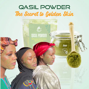 Qasil Powder-Natural Beauty Cleanser for Skin Hair & Body Aromique Beauty Ltd