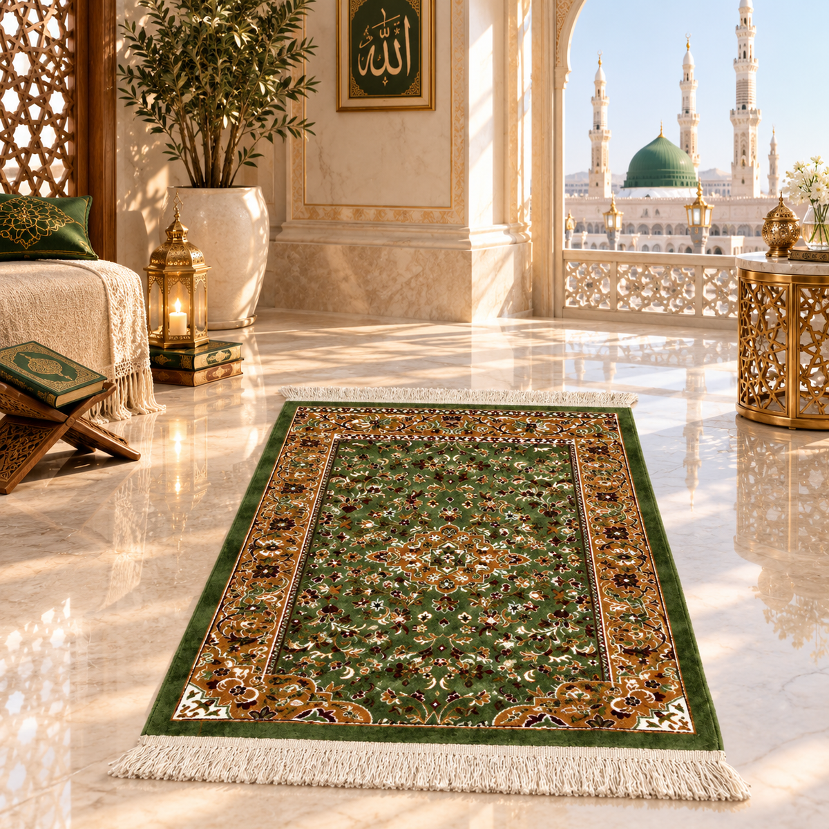 Riyaz-ul-Jannah Premium Prayer Mat  Emarati
