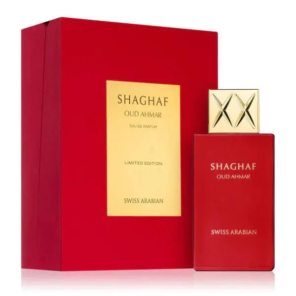 Shaghaf Oud Ahmar Perfume 75ml Swiss Arabian - Aromique Beauty Ltd