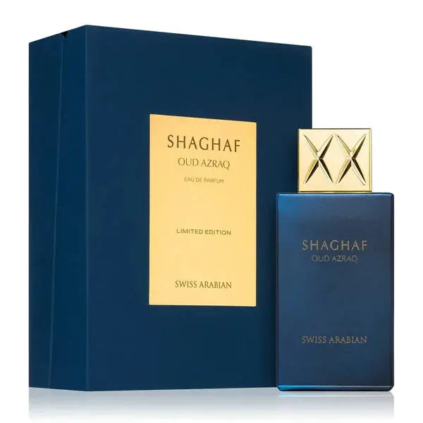 Shaghaf Oud Azraq Perfume 75ml EDP Swiss Arabian - Aromique Beauty Ltd