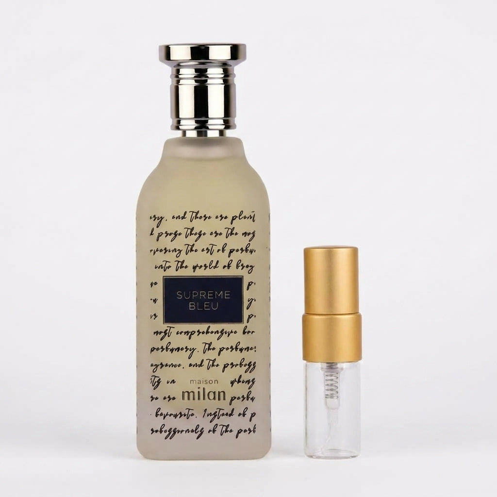 Supreme Bleu Perfume Sample 2ml Maison Milan  Emarati