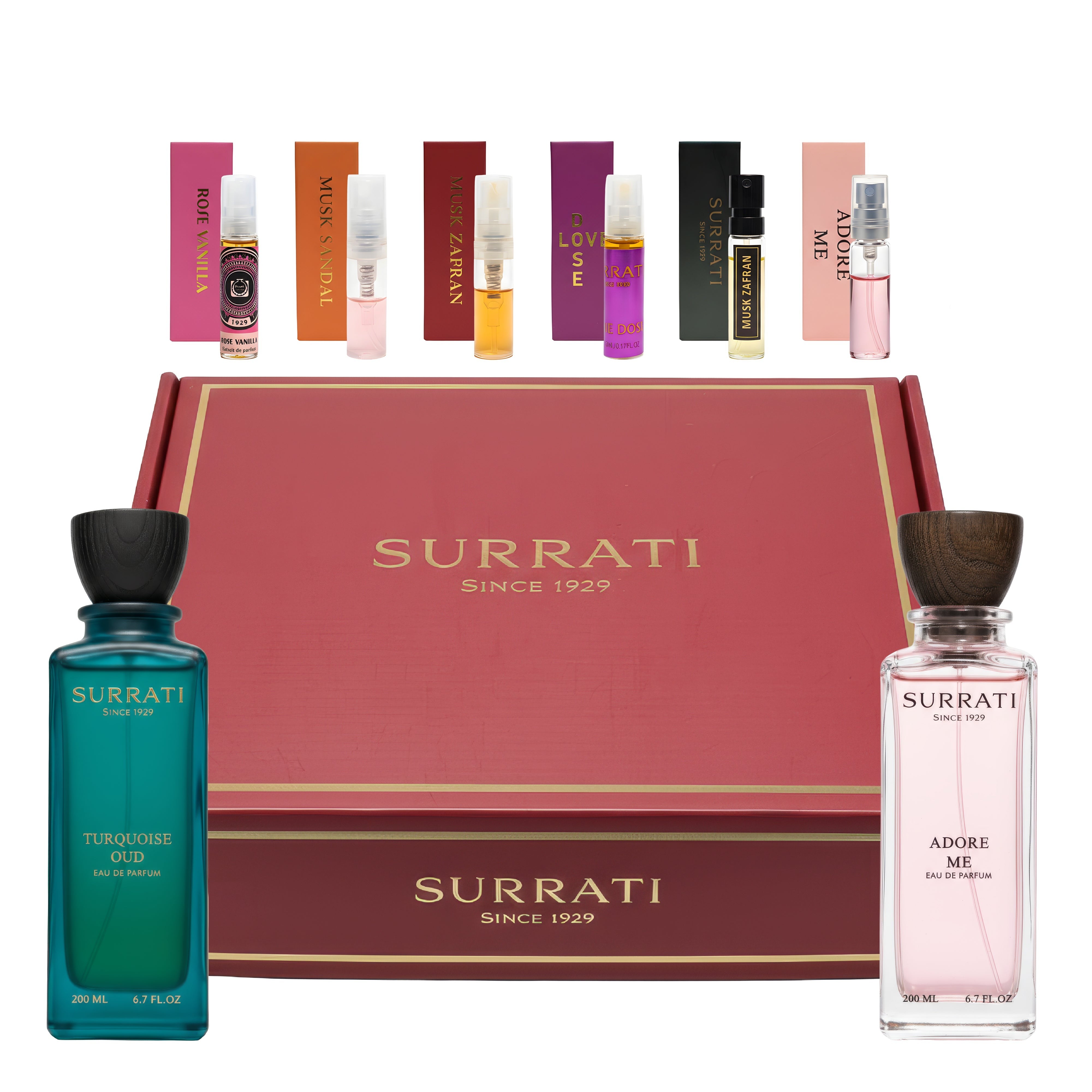 Turquoise Oud & Adore Me Gift Set 200ml x 2 Surrati  Emarati