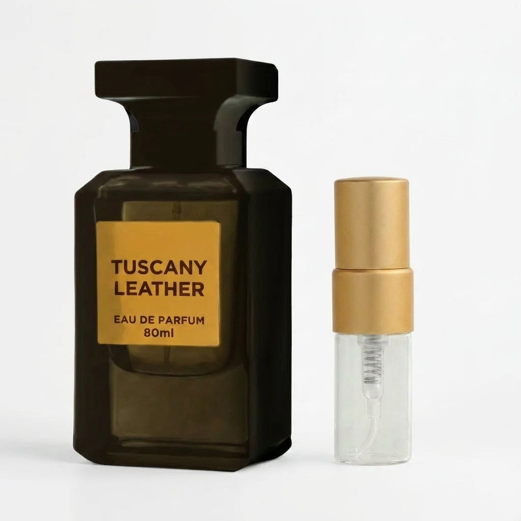 Tuscany Leather Perfume Sample 2ml Fragrance World  Emarati