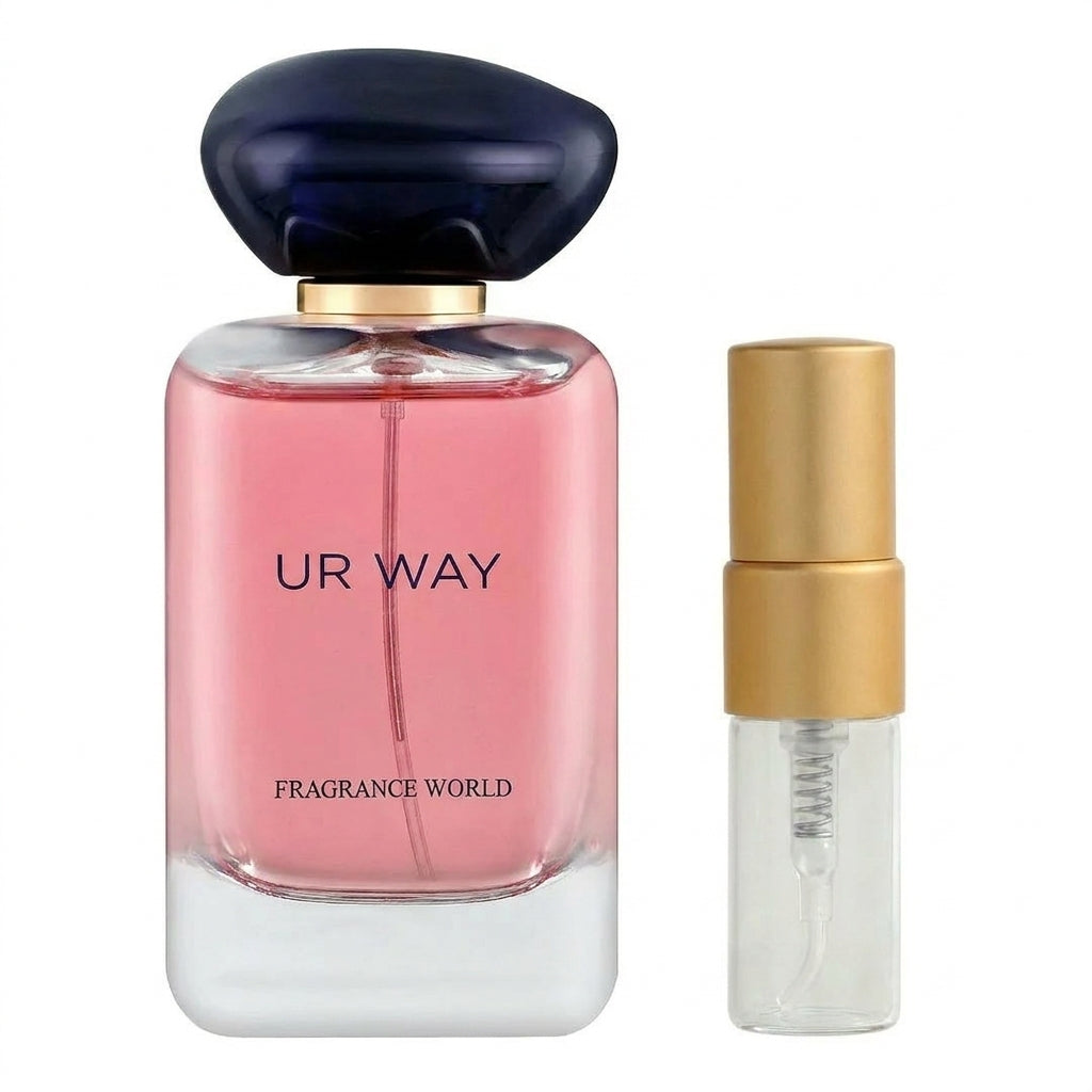 Ur Way Perfume Sample 2ml Fragrance World  Emarati