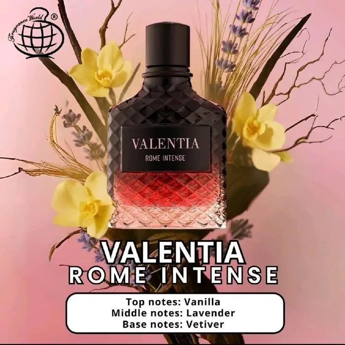 Valentia Rome Intense 100ml EDP Fragrance World Fragrance World