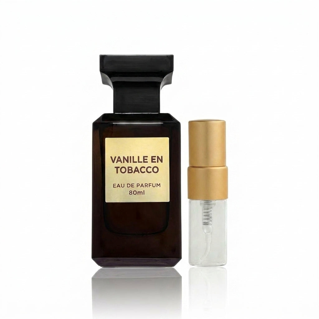 Vanille en Tobacco Perfume Sample 2ml Fragrance World  Emarati