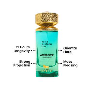 Vento Nero 100ml Unisex EDP Habib Perfumes Habib Perfumes