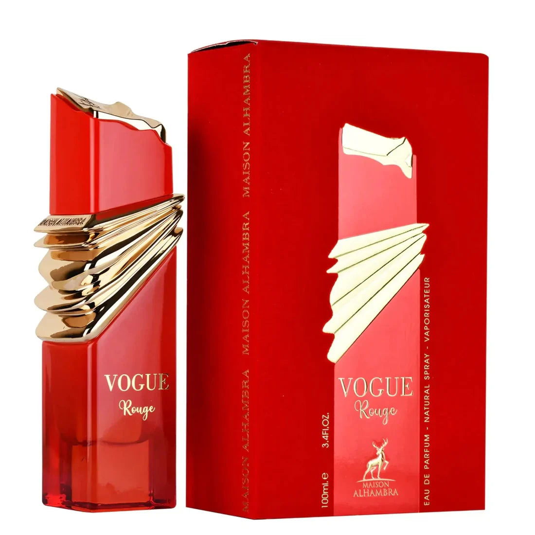 Vogue Rouge Perfume 100ml EDP Maison Alhambra - Aromique Beauty Ltd