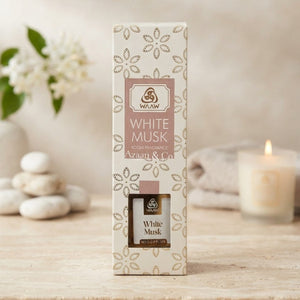 White Musk reed diffuser for home fragrance