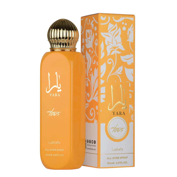 Yara Tous All Over Spray 150ml Lattafa - Aromique Beauty Ltd