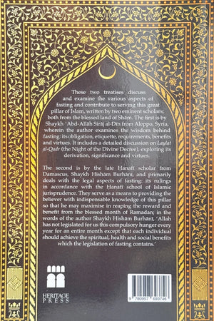 A Believer's Guide to Fasting Islamic book covering the rulings, merits and secrets of fasting