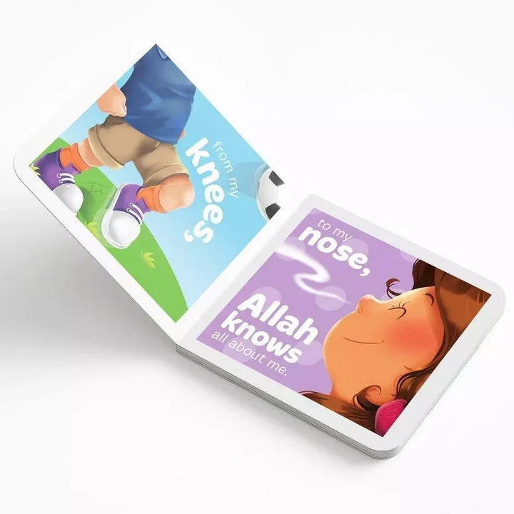 Allah Knows All About Me Islamic children's board book by Learning Roots