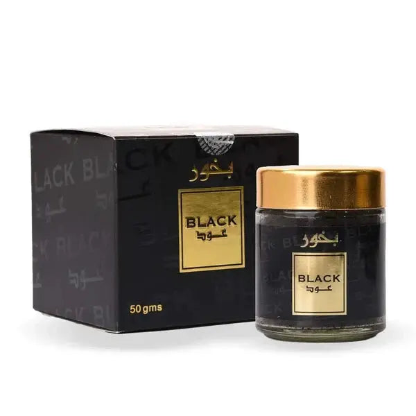 Bakhoor Black Oud Incense 50g Banafa For Oud - Aromique Beauty Ltd