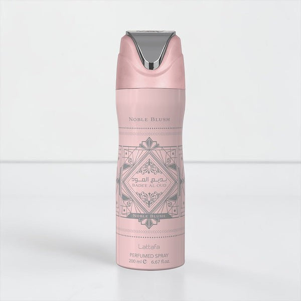 Badee Al Oud Noble Blush Deodorant Body Spray 200ml Lattafa  Emarati