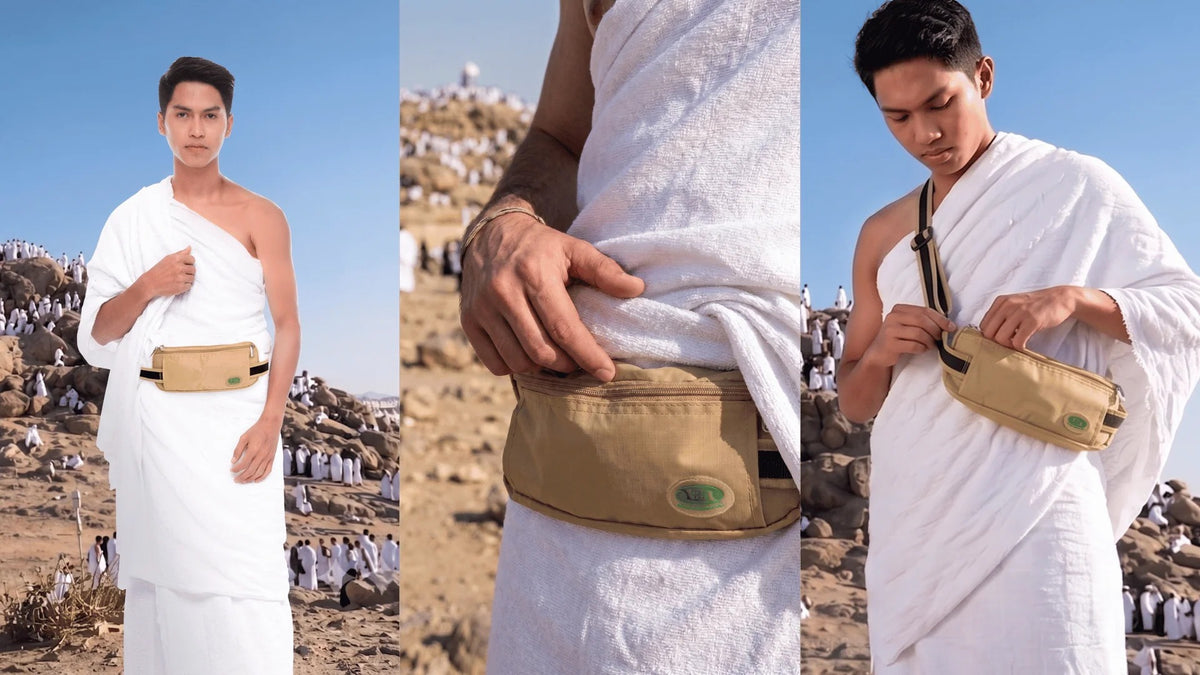 HAJJ UMRAH ANTI-THEFT IHRAM & MONEY BELT  Emarati