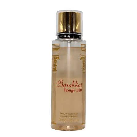 Barakkat Rouge 540 Body Mist 250ml Fragrance World  Emarati