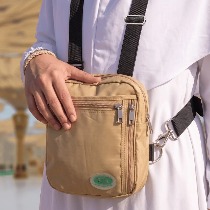 ANTI-THEFT HAJJ & UMRAH SIDE & NECK BAG Women  Emarati