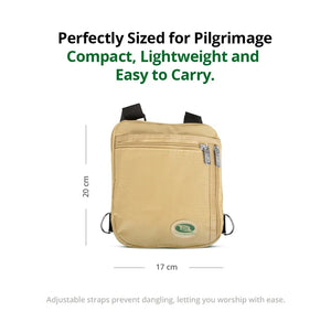 Anti-Theft Hajj & Umrah Side & Neck Bag for Men  Emarati