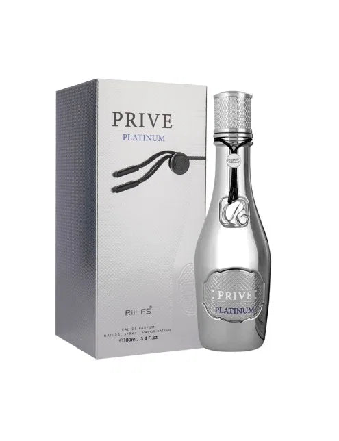 Prive Platinum Silver Eau de Parfum 100ml Riiffs  Emarati