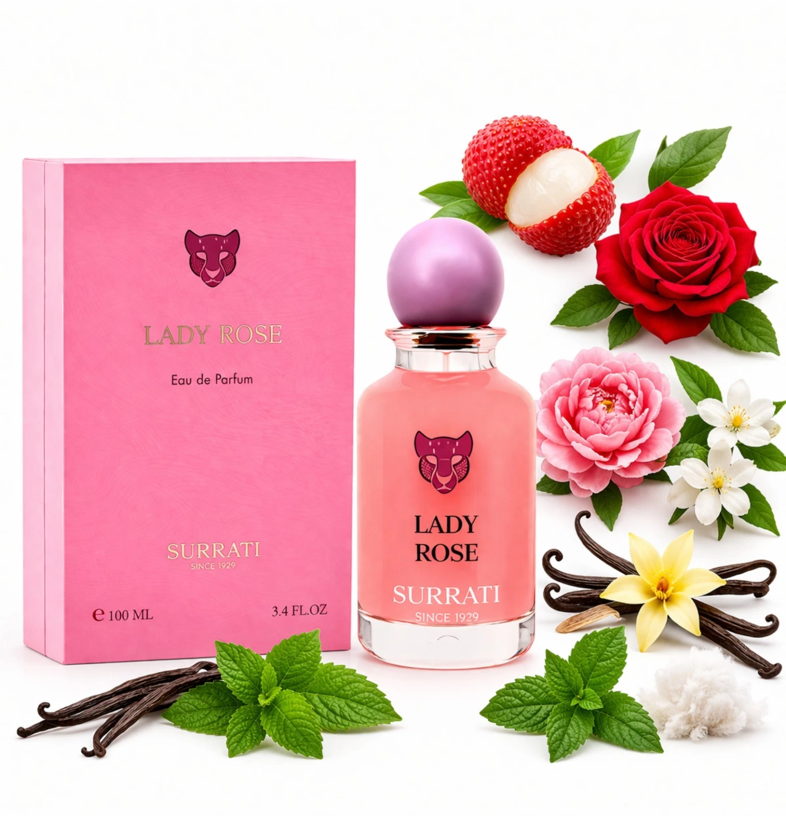 Lady Rose Eau de Parfum 100ml Surrati  Emarati