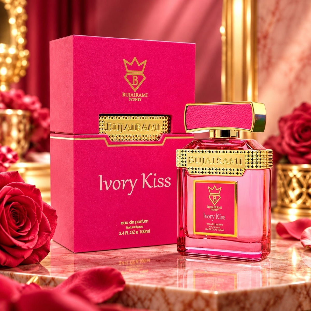Ivory Kiss Extrait de Parfum 100ml Bujairami Sydney  Emarati
